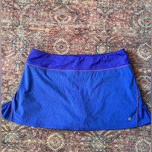 Vintage Lululemon Flat Front Pleated Skort Sz8